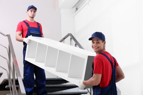 Commercial removal van support for businesses in Hanworth