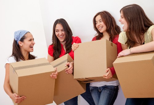 Apartment move with careful handling of furniture in Hanworth