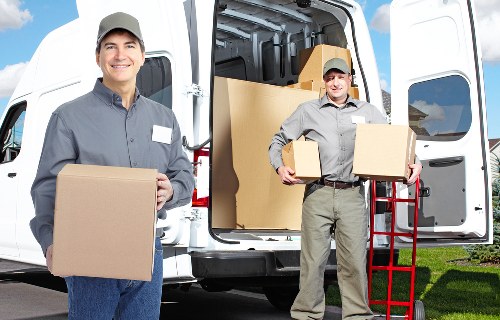 Delivery van for a Hanworth business relocation service