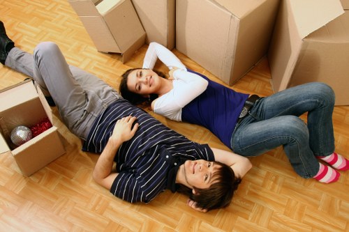 Loading furniture for a man and van job in Hanworth