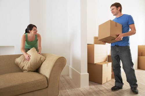 Careful packing and loading for a domestic removal service in Hanworth